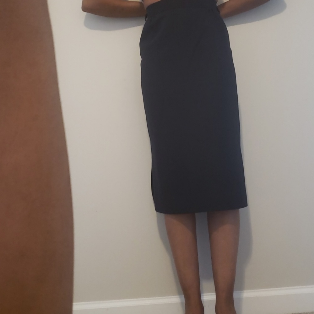 Slide slit pencil skirt (tall)